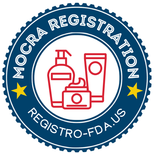 MoCRA Registration logo by REGISTRO-FDA.US — cosmetic compliance under MoCRA