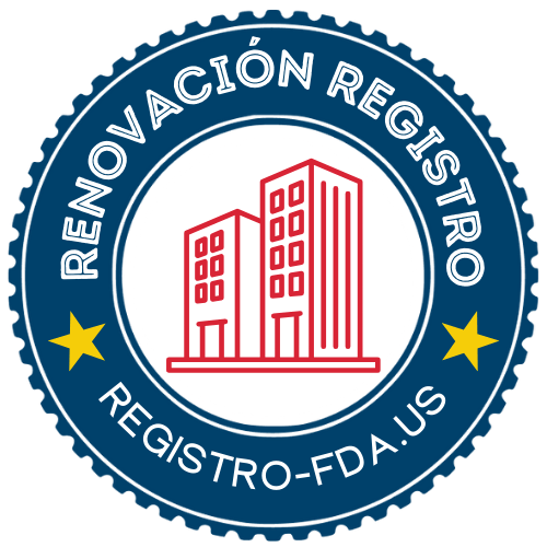 Sello de renovación de registro FDA de REGISTRO-FDA.US